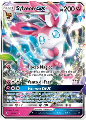 Sylveon GX #92/145 — Guardiani Nascenti