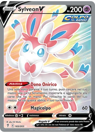 Sylveon V #183 — Evoluzioni Eteree