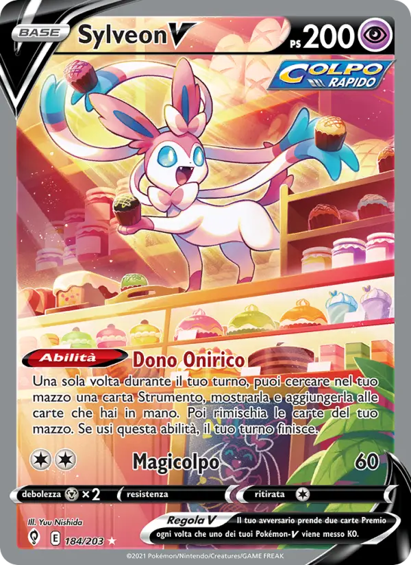 Sylveon V #184 — Evoluzioni Eteree