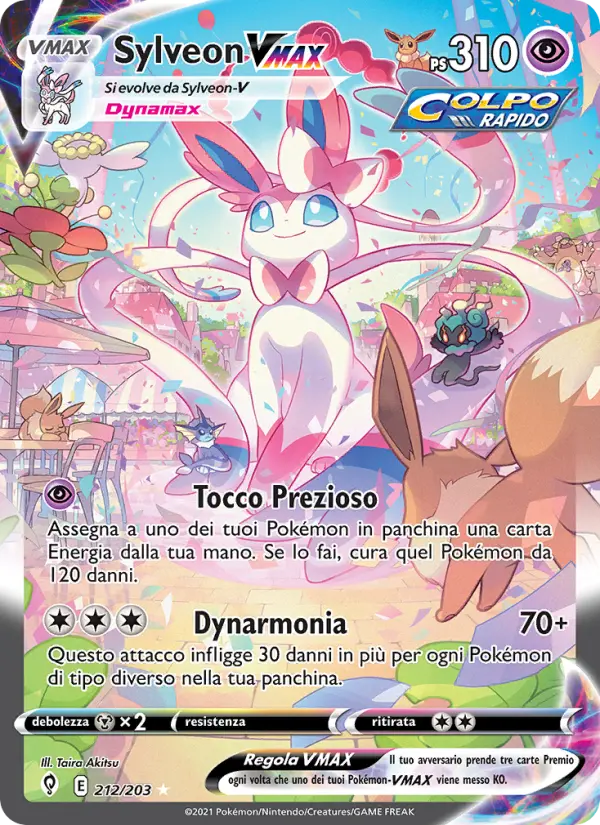 Sylveon VMAX #212 — Evoluzioni Eteree