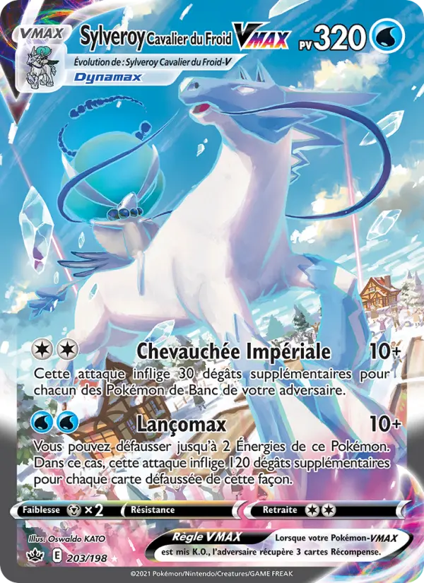 Sylveroy Cavalier du Froid VMAX #203 — Règne de Glace