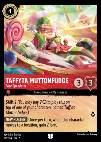 Taffyta Muttonfudge - Sour Speedster #117/204 — Shimmering Skies