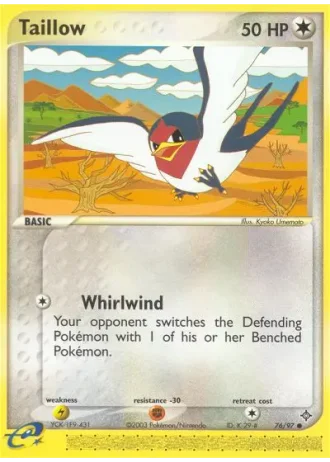Taillow #76/97 — EX Drago
