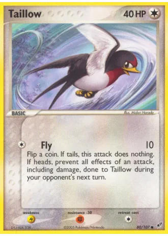 Taillow #80/107 — EX Deoxys