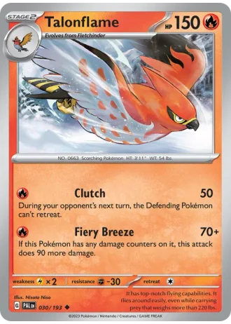 Talonflame #030/193 — Paldea Evolved