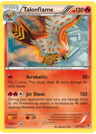 Talonflame #10/119 — Phantom Forces