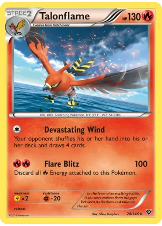 Talonflame #28/146 — XY