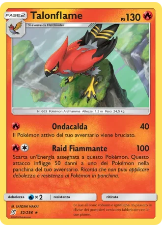 Talonflame #32/236 — Sintonia Mentale
