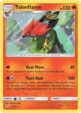 Talonflame #32/236 — Unified Minds