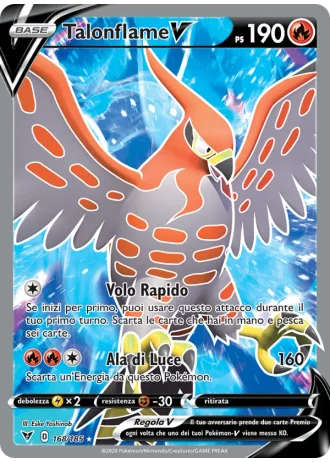 Talonflame V #168 — Voltaggio Sfolgorante