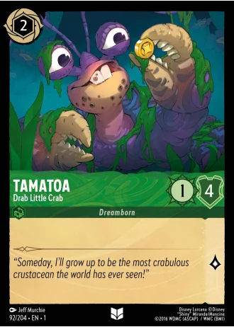 Tamatoa - Drab Little Crab #92/204 — The First Chapter
