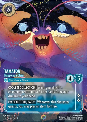 Tamatoa - Happy as a Clam #219/204 — Archazia's Island