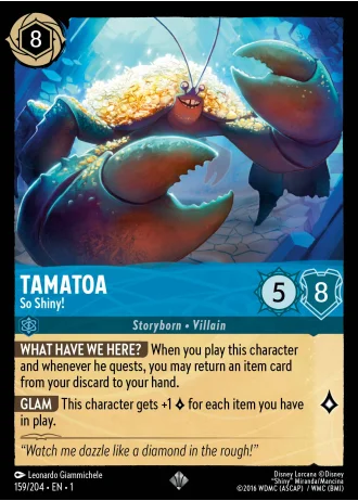 Tamatoa - So Shiny! #159/204 — The First Chapter