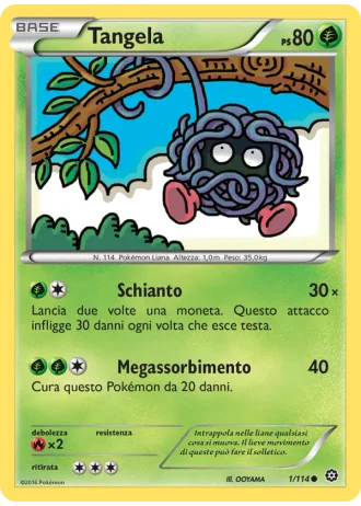 Tangela #1/114 — Vapori Accesi