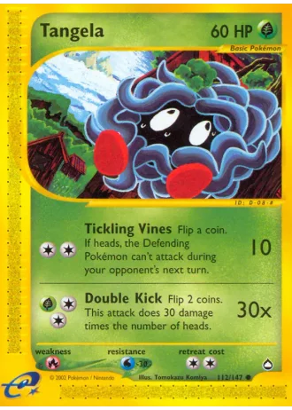 Tangela #112 — Aquapolis