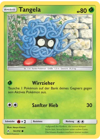 Tangela #16/214 — Kräfte im Einklang
