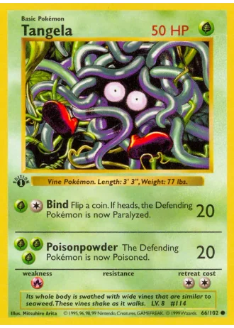 Tangela #66/102 — Base Set