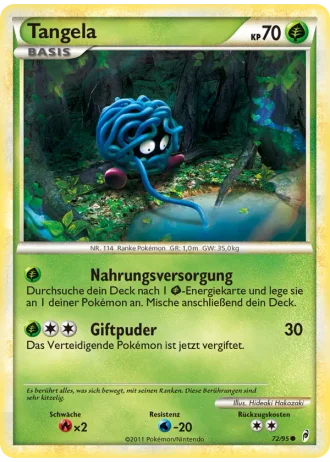 Tangela #72/95 — Ruf der Legenden