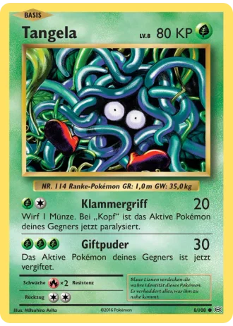 Tangela #8/108 — Evolution