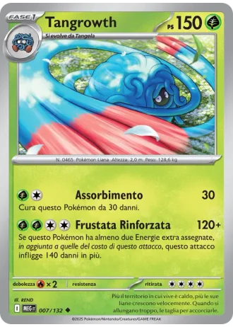 Tangrowth #007/132 — Megaevoluzione