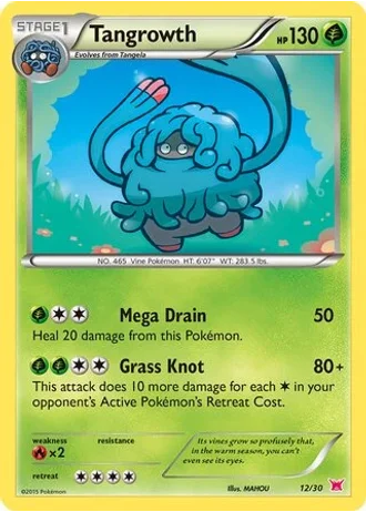 Tangrowth #12 — XY trainer Kit (Latias)