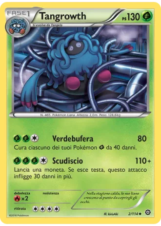 Tangrowth #2/114 — Vapori Accesi