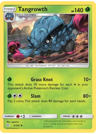 Tangrowth #6/236 — Cosmic Eclipse