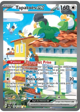 Tapatoès ex #264 — Évolutions à Paldea