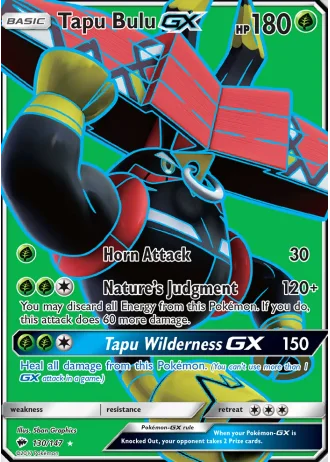 Tapu Bulu GX #130/147 — Burning Shadows