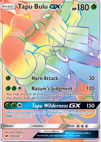 Tapu Bulu GX #149 — Burning Shadows