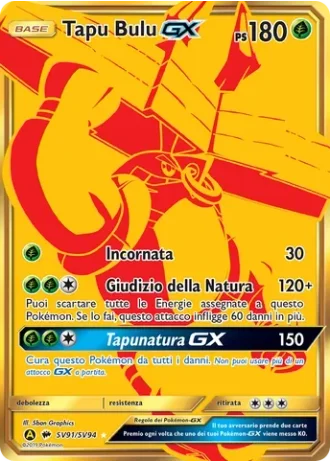 Tapu Bulu GX SV91/94 — Tesoro Cromatico (Destino Sfuggente)