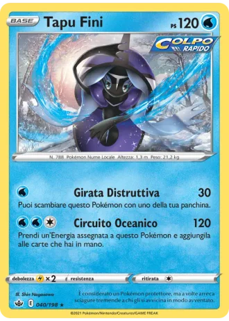 Tapu Fini #40/198 — Regno Glaciale