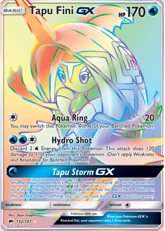 Tapu Fini GX #152 — Burning Shadows
