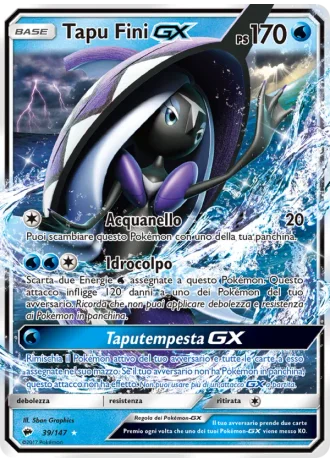 Tapu Fini GX #39/147 — Ombre Infuocate
