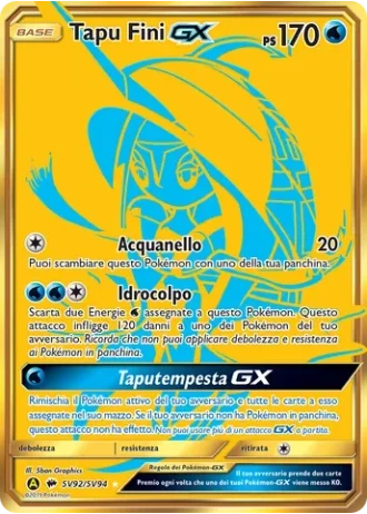 Tapu Fini GX SV92/94 — Tesoro Cromatico (Destino Sfuggente)