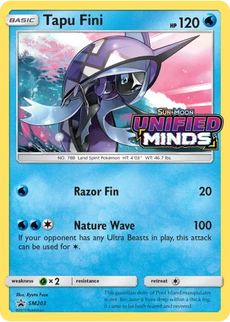 Tapu Fini (STAFF) SM203 — Sun & Moon Promos