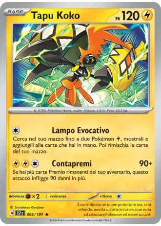 Tapu Koko #065/191 — Scintille Folgoranti