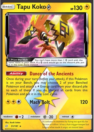 Tapu Koko ♢ #51/64 — World Championships 2019