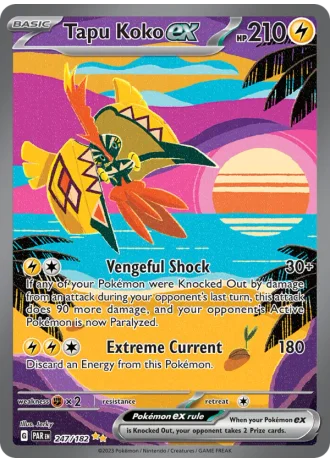 Tapu Koko ex #247/182 — Paradox Rift