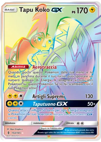 Tapu Koko GX #153/145 — Guardiani Nascenti