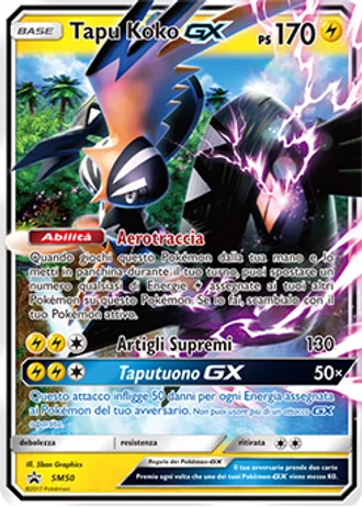 Tapu Koko GX SM50 — Sole e Luna Promos