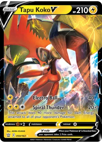 Tapu Koko V #50 — Battle Styles