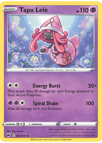 Tapu Lele #064/159 — Crown Zenith