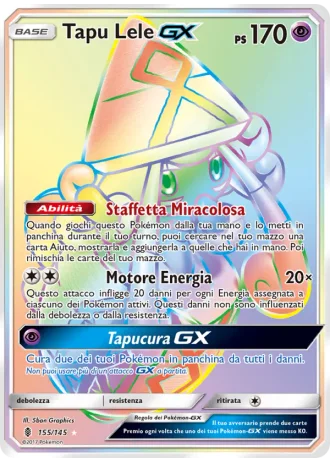 Tapu Lele GX #155/145 — Guardiani Nascenti