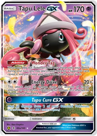 Tapu Lele GX #60a/145 — Yellow A Alternate