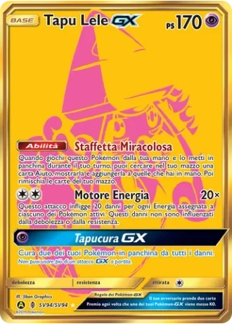 Tapu Lele GX SV94/94 — Tesoro Cromatico (Destino Sfuggente)