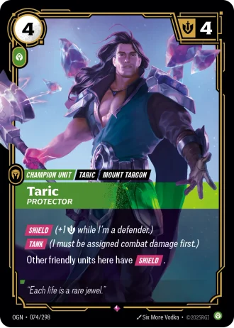 Taric, Protector #074/298 — Origins