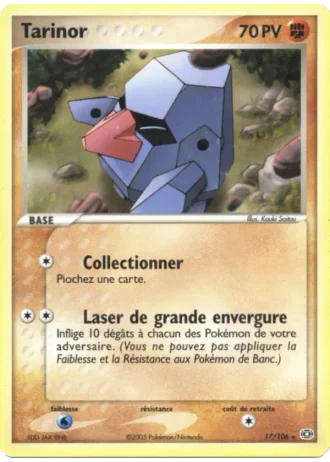 Tarinor #17/106 — EX Émeraude