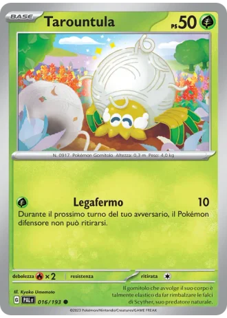 Tarountula #016/193 — Evoluzioni a Paldea