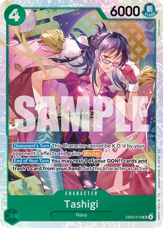 Tashigi (EB03-018) — ONE PIECE Heroines Edition (EB03)